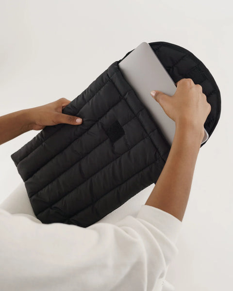 Puffy Laptop Sleeve - Black 16"