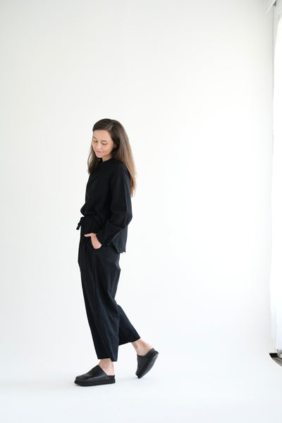 Long Sleeve Top in Black