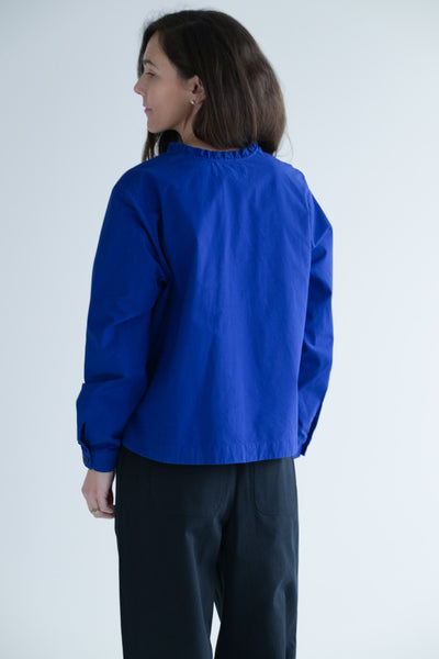 Claude Blouse in Indigo