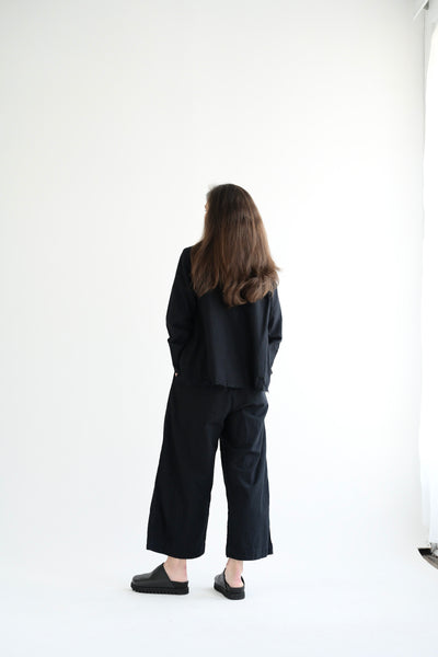 Long Sleeve Top in Black