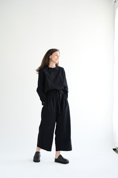 Long Sleeve Top in Black