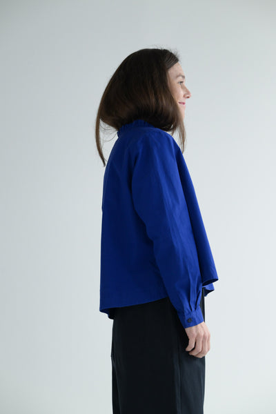 Claude Blouse in Indigo