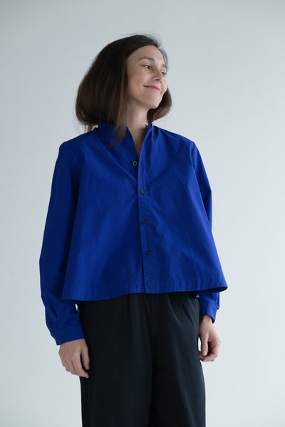 Claude Blouse in Indigo
