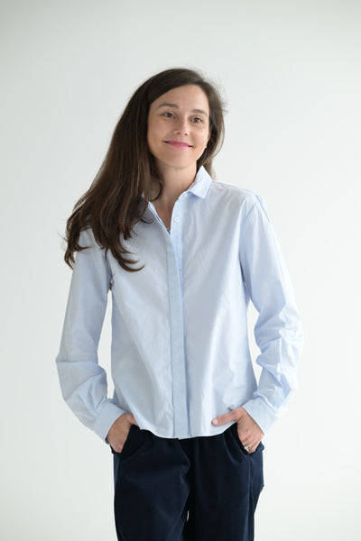 Ander Blouse in Pale Blue