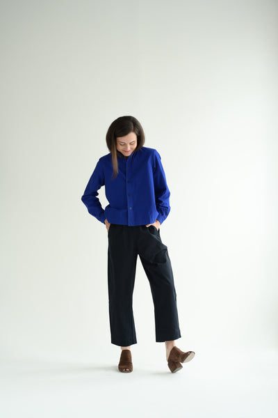 Claude Blouse in Indigo