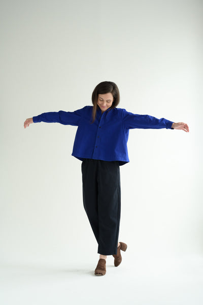 Claude Blouse in Indigo