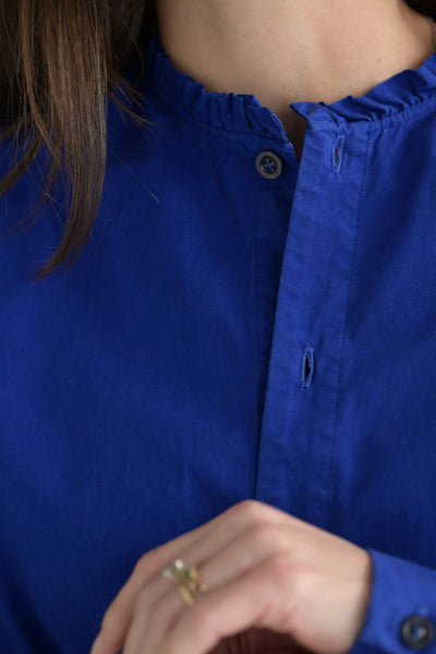 Claude Blouse in Indigo