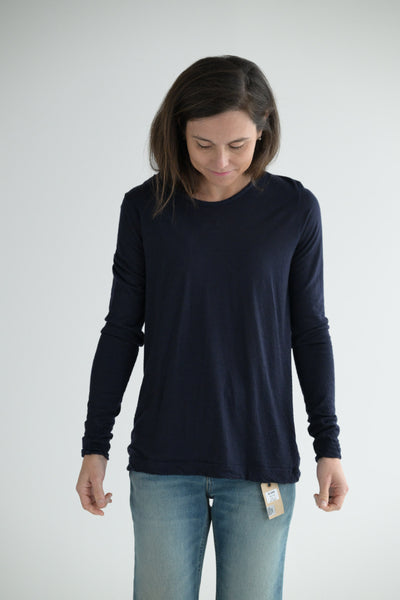 Cashmere Tee in Ink