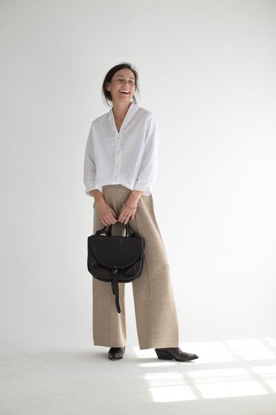 TF02 Cross Body Bag in Dark Brown