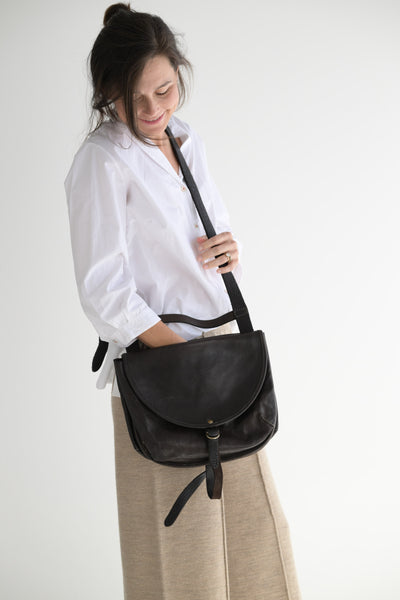 TF02 Cross Body Bag in Dark Brown