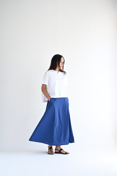 Halo Semi-Flare Skirt in Ultra Blue