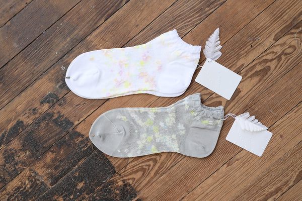 Peace Flower Anklet Socks