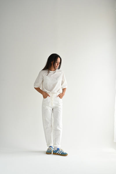 Marianne Jeans in White