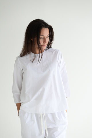 3/4 Sleeve Top in White