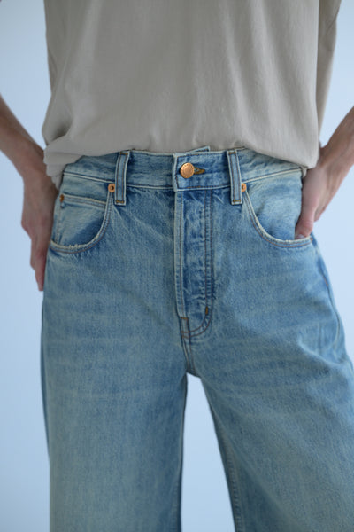 The Lax Wide in Worn Indigo