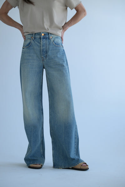 The Lax Wide in Worn Indigo