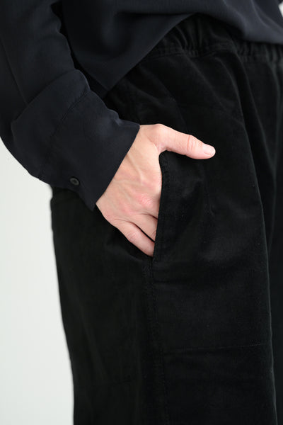 Pop Pants in Black Velvet