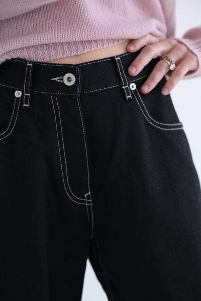 Denim Paulo Pant in Black