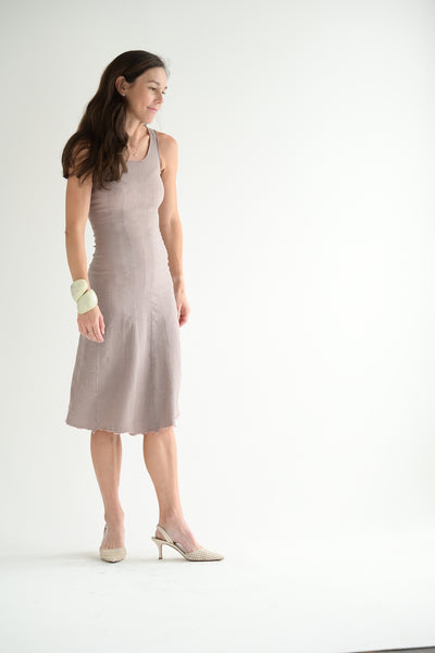 Stretch Dress in Antinque Rose
