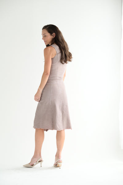 Stretch Dress in Antinque Rose