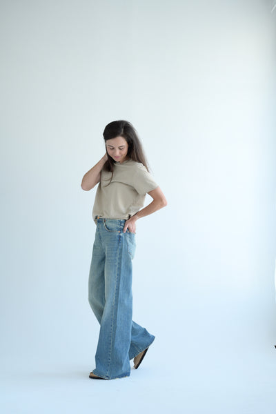 The Lax Wide in Worn Indigo