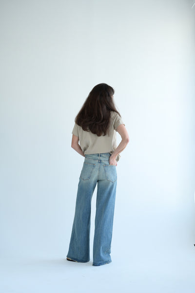 The Lax Wide in Worn Indigo