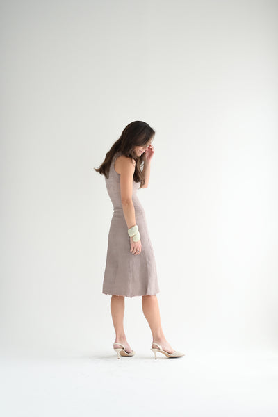 Stretch Dress in Antinque Rose