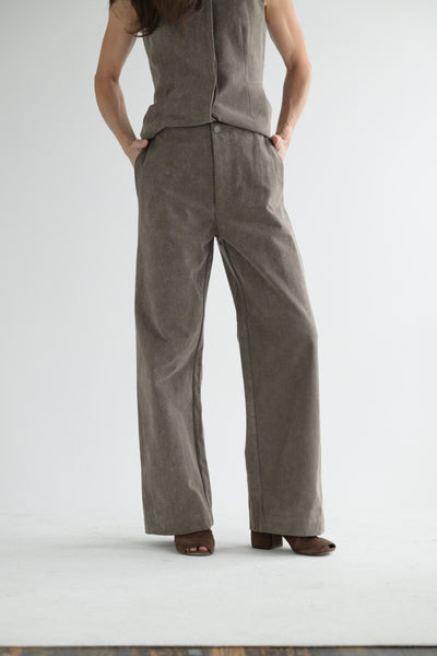 Canvas Gallery Pants in Cinder