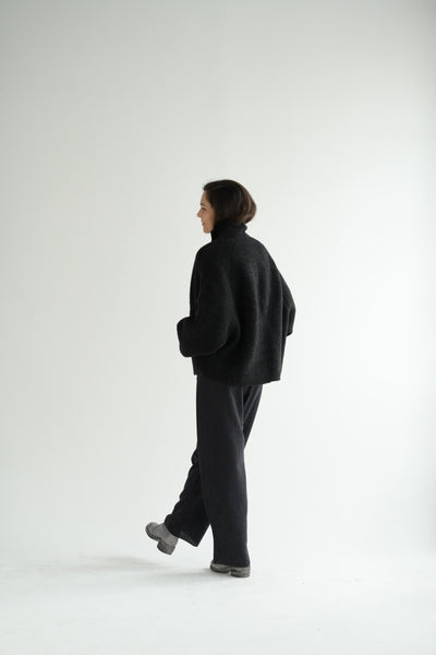 Double Time Jacket in Charcoal