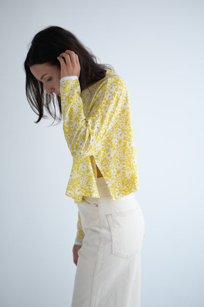 310 Shirt in Yellow Liberty Floral