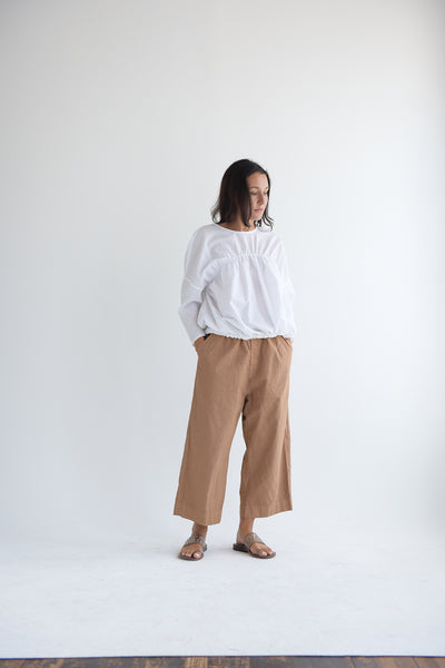 306 Shirt in White Seersucker