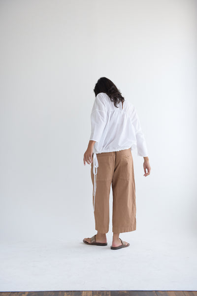 306 Shirt in White Seersucker