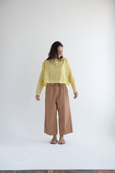 310 Shirt in Yellow Liberty Floral