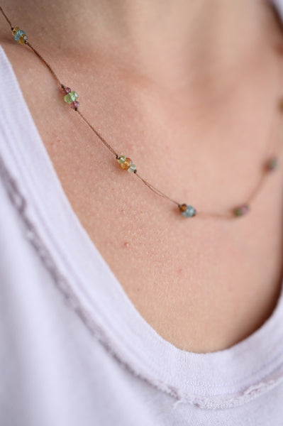 Loopy - Tourmaline 3 Necklace