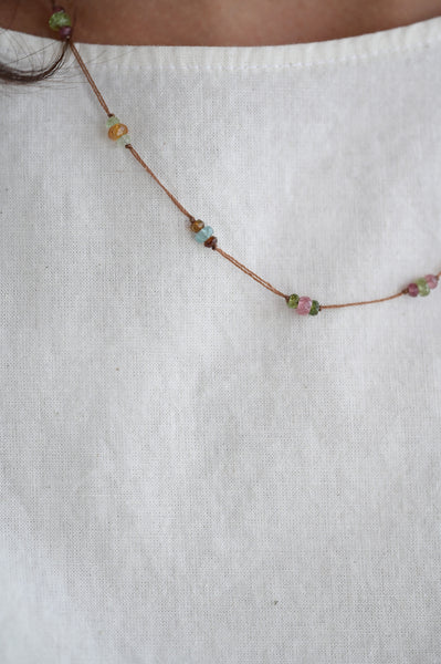 Loopy - Tourmaline 3 Necklace