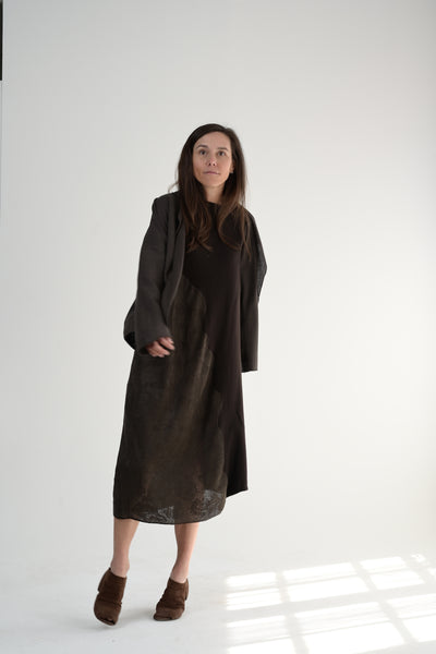 Double Sign Jacket in Coffee