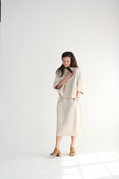 Smooth Sheet Top in Pearl