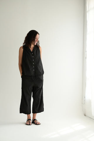 Wide & Short Trousers TC in Black