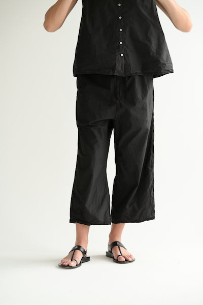 Wide & Short Trousers TC in Black