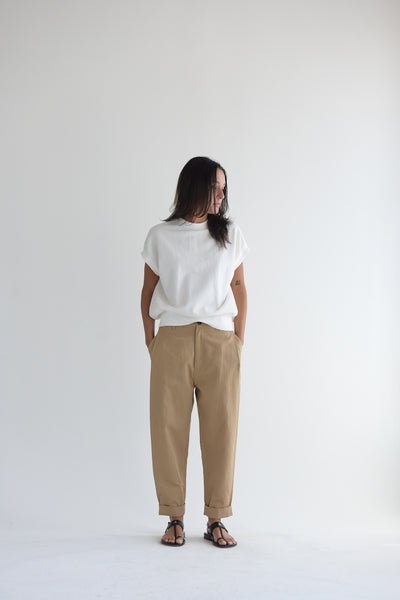 Sunday Twill Pant in Camel