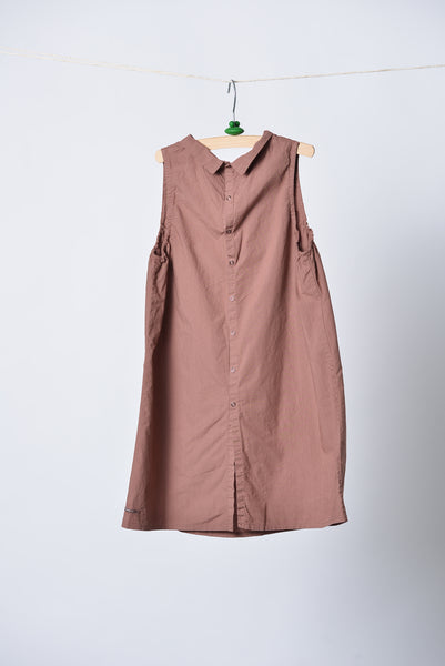 Giudy Dress in Washed Red