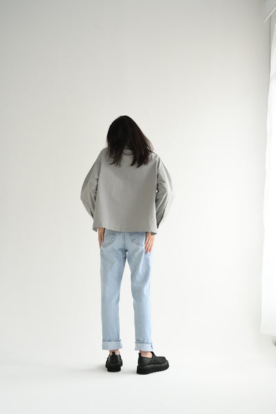 Elena Shirt in Light Grey
