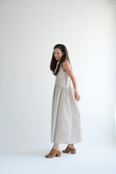 Dress in Mud Stripe