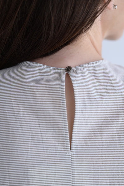 Dress in Mud Stripe