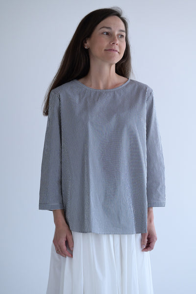 Shirt in Blue Stripes