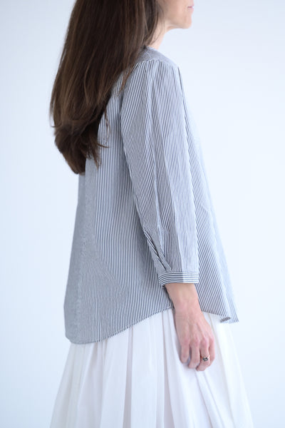 Shirt in Blue Stripes