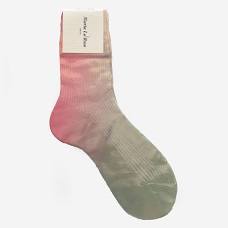 Laminated Ribbed Socks in Candy Lights