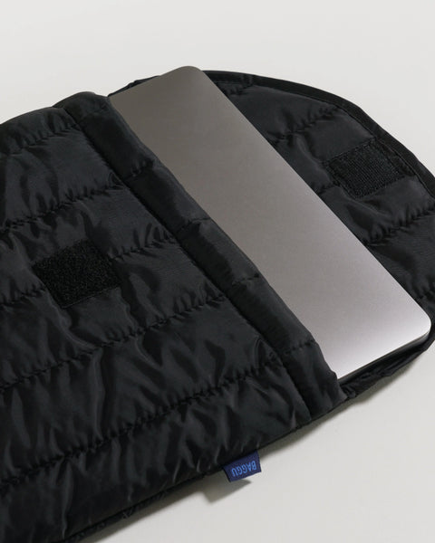 Puffy Laptop Sleeve - Black 16"