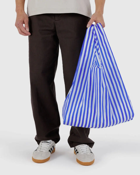 Standard Reusable Bag - Blue Painted Stripe