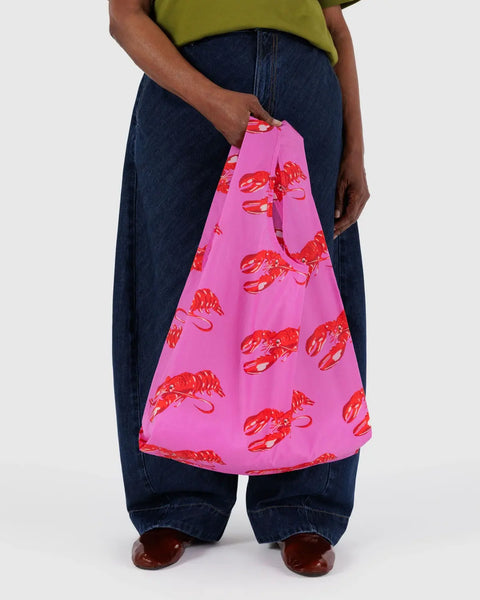 Standard Reusable Bag - Pink Lobster